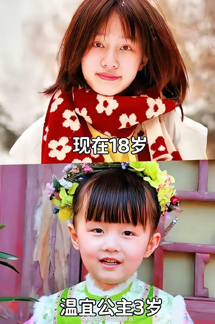 甄嬛传里的老人与小孩今昔对比​​​