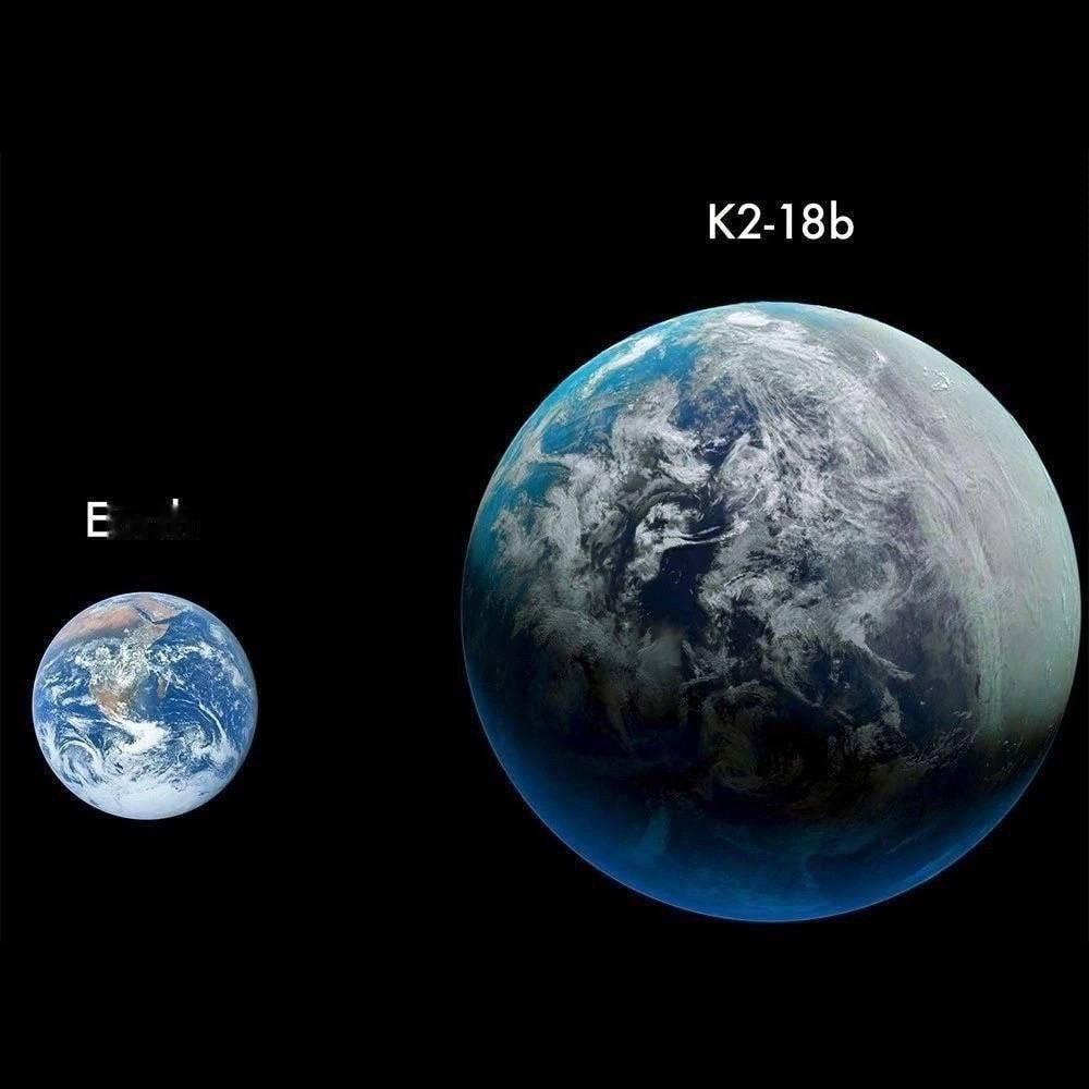 K2-18b星球上存在外星生命吗？詹姆斯·韦伯太空望远镜在其大气中探测到了二氧