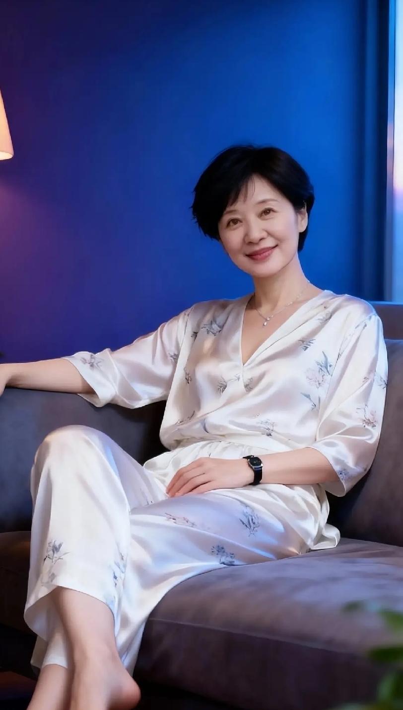 优雅睡衣穿搭，舒适自在，享受美好时光。这样的女人穿上优雅睡衣举手投足间散发