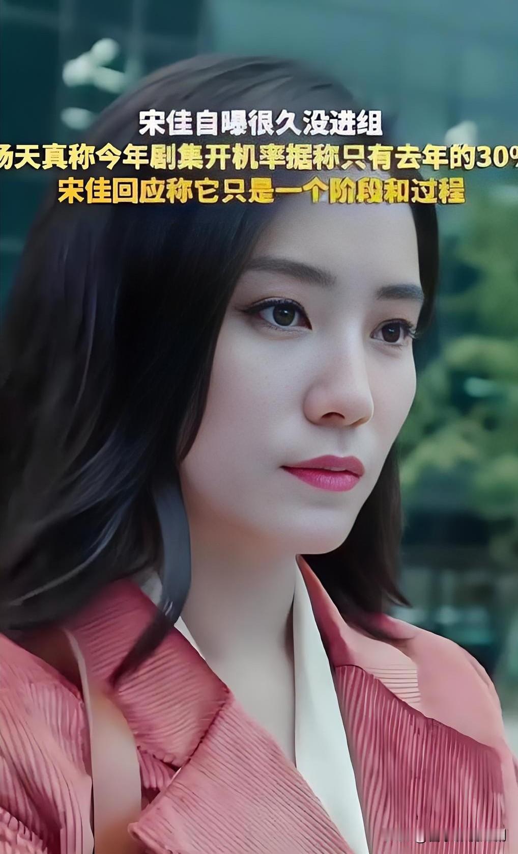 宋佳在最新访谈里自曝，自己已经很久没进组拍戏了，这段时间她把精力全放在了话剧舞台