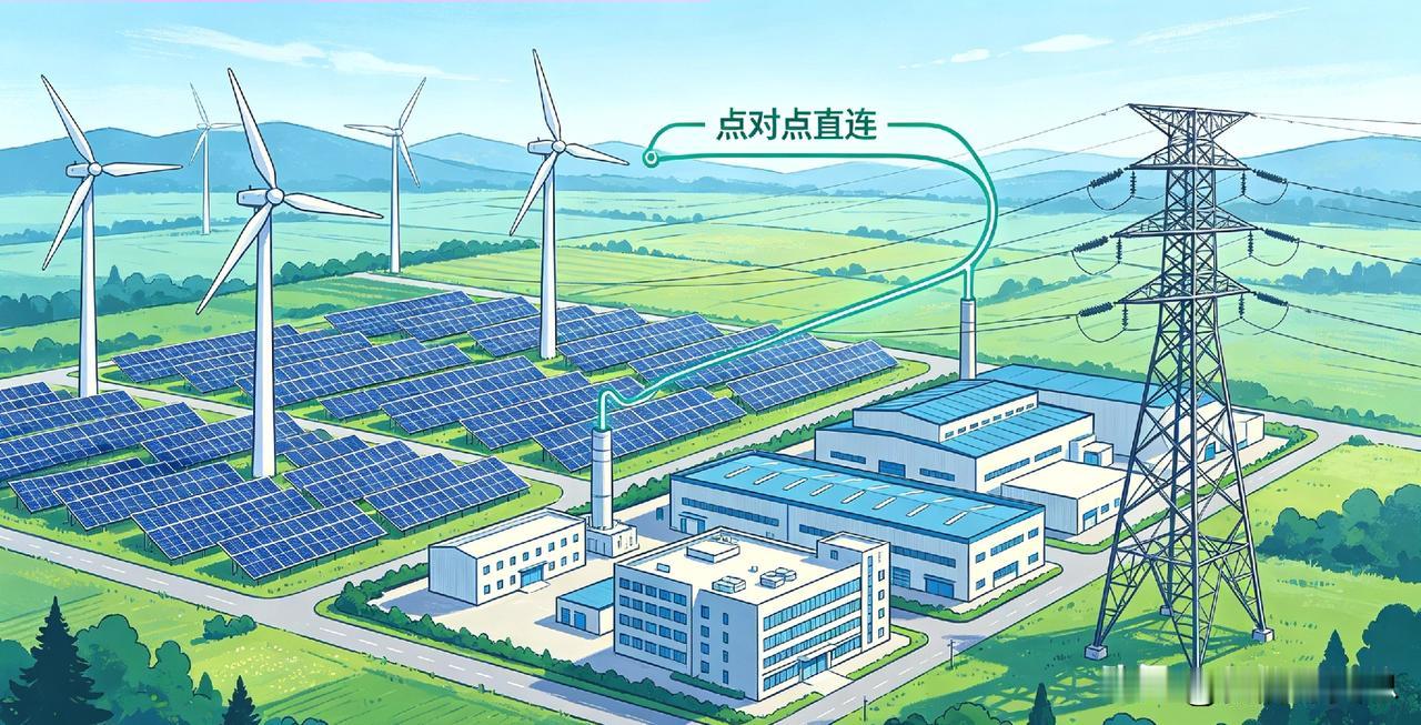绿电直连政策升维！从点对点到点对多，园区用电迎来大变革！！