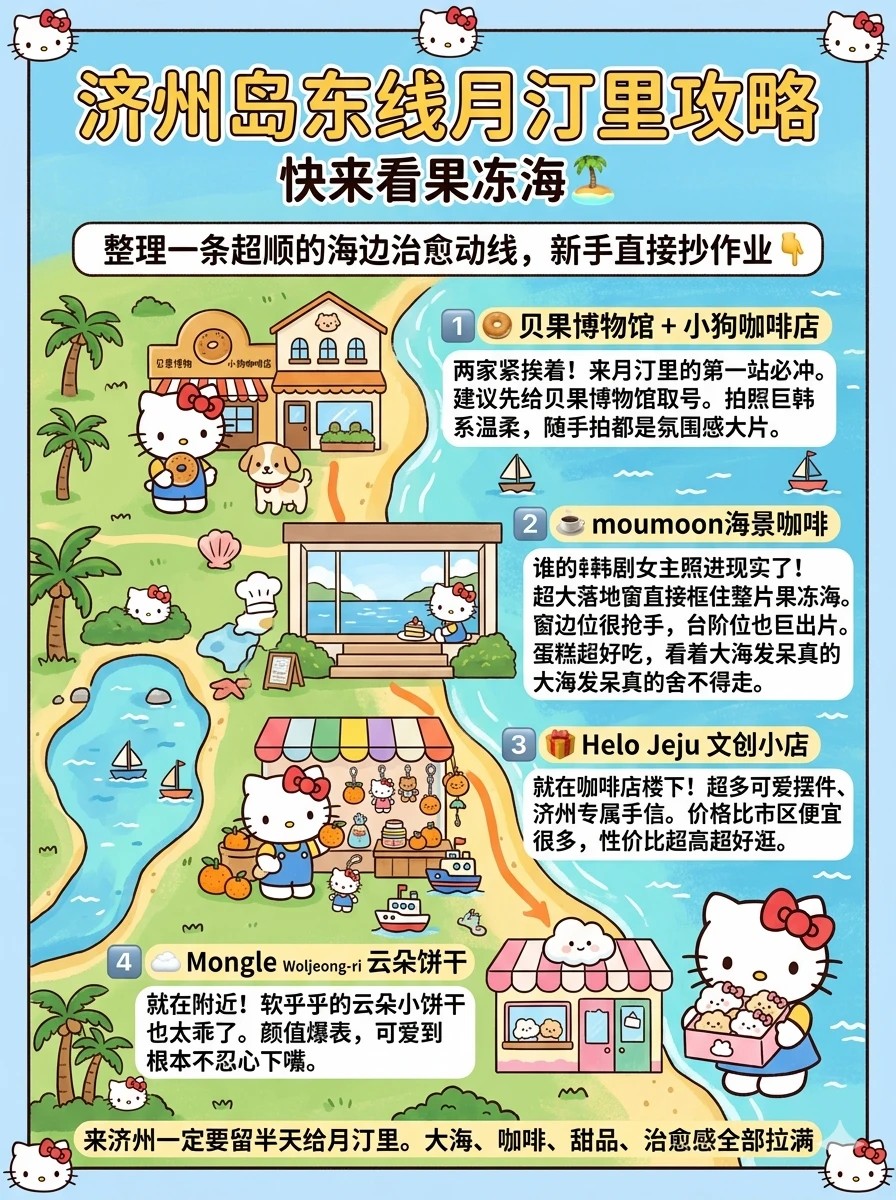 济州岛东线月汀里攻略！！