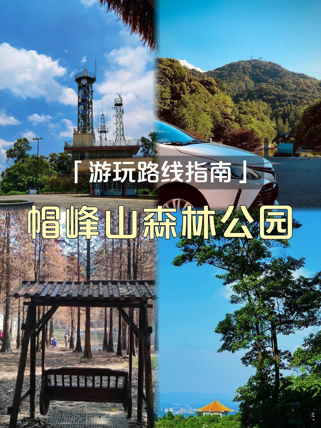 🌿帽峰山森林公园保姆级路线攻略刚从帽峰山森林公园暴走回来，熬夜整理这份超详