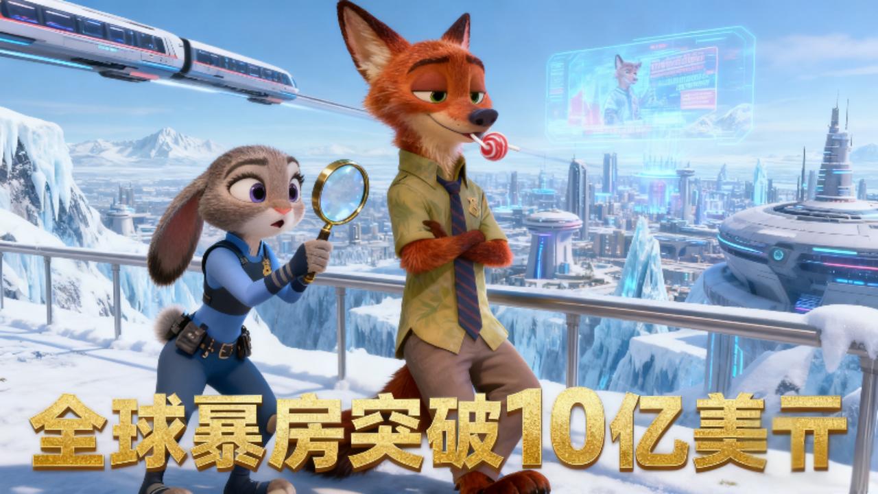 4天破10亿！《疯狂动物城2》炸穿贺岁档，进口片终于扳回一局时隔九年，迪士