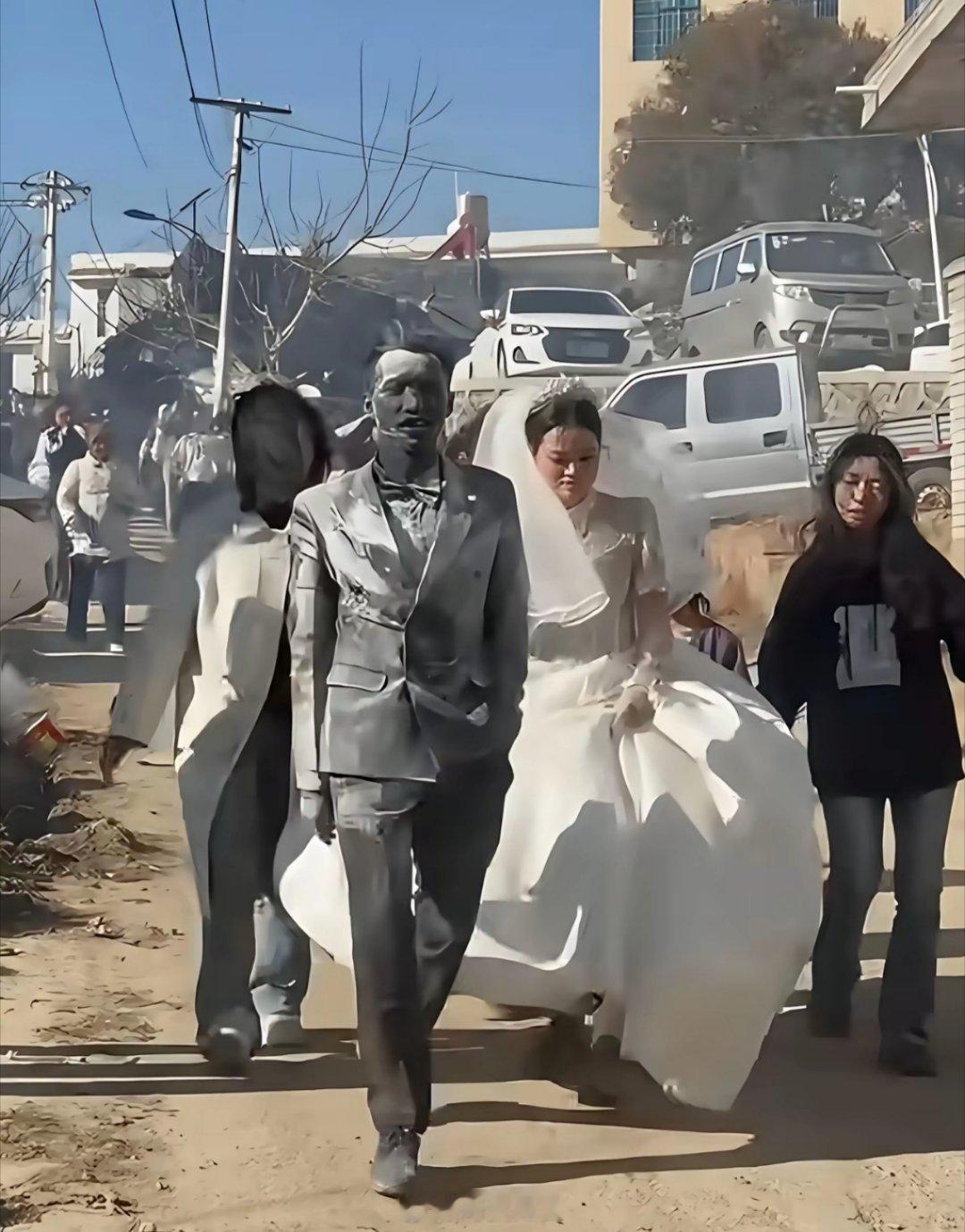 新郎化妆成这样，不怕新娘突然跑路吗？