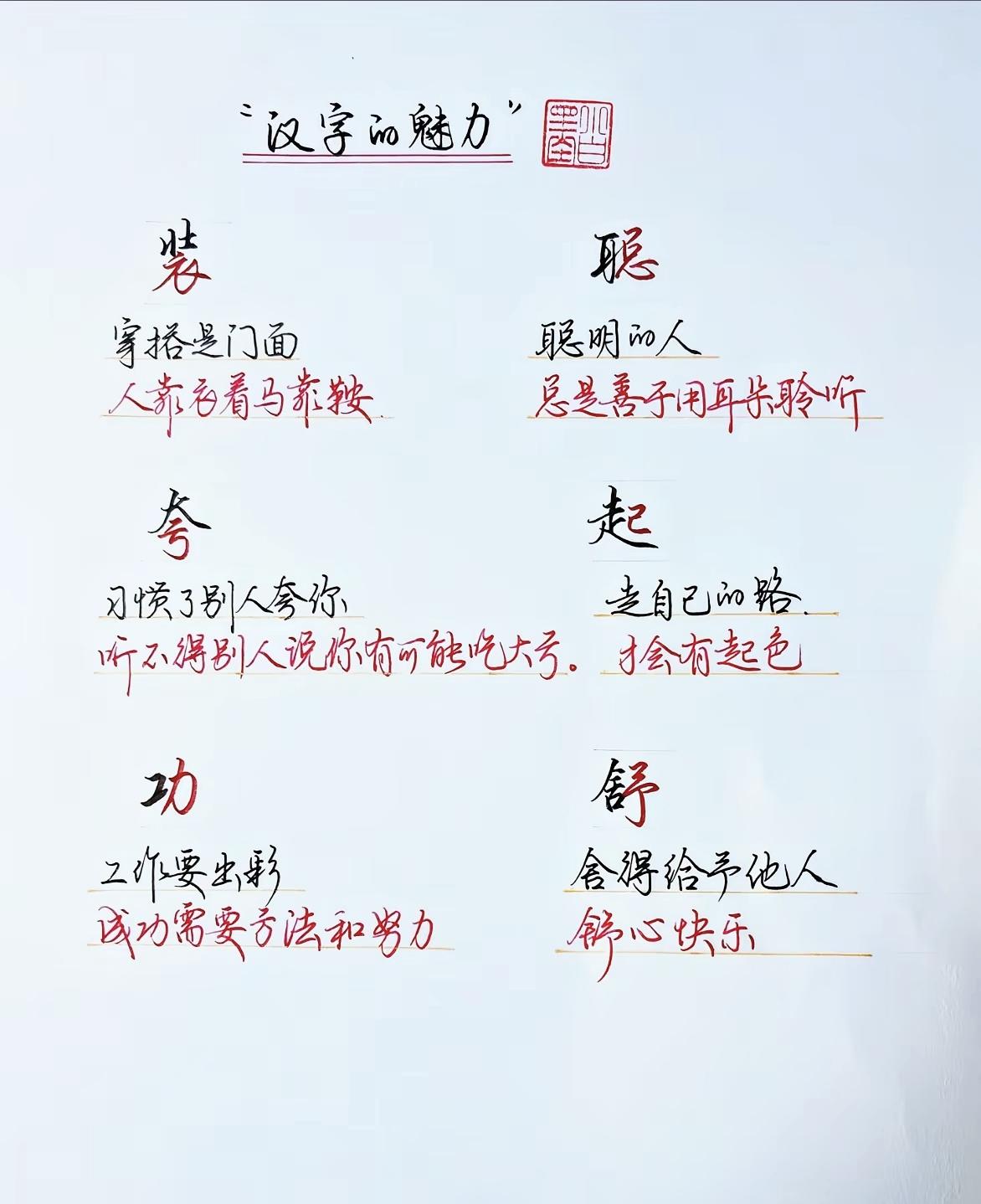 古人造字暗藏玄机：“舒”要舍得，“聪”要善听，字字醍醐灌顶汉字智慧国学感悟