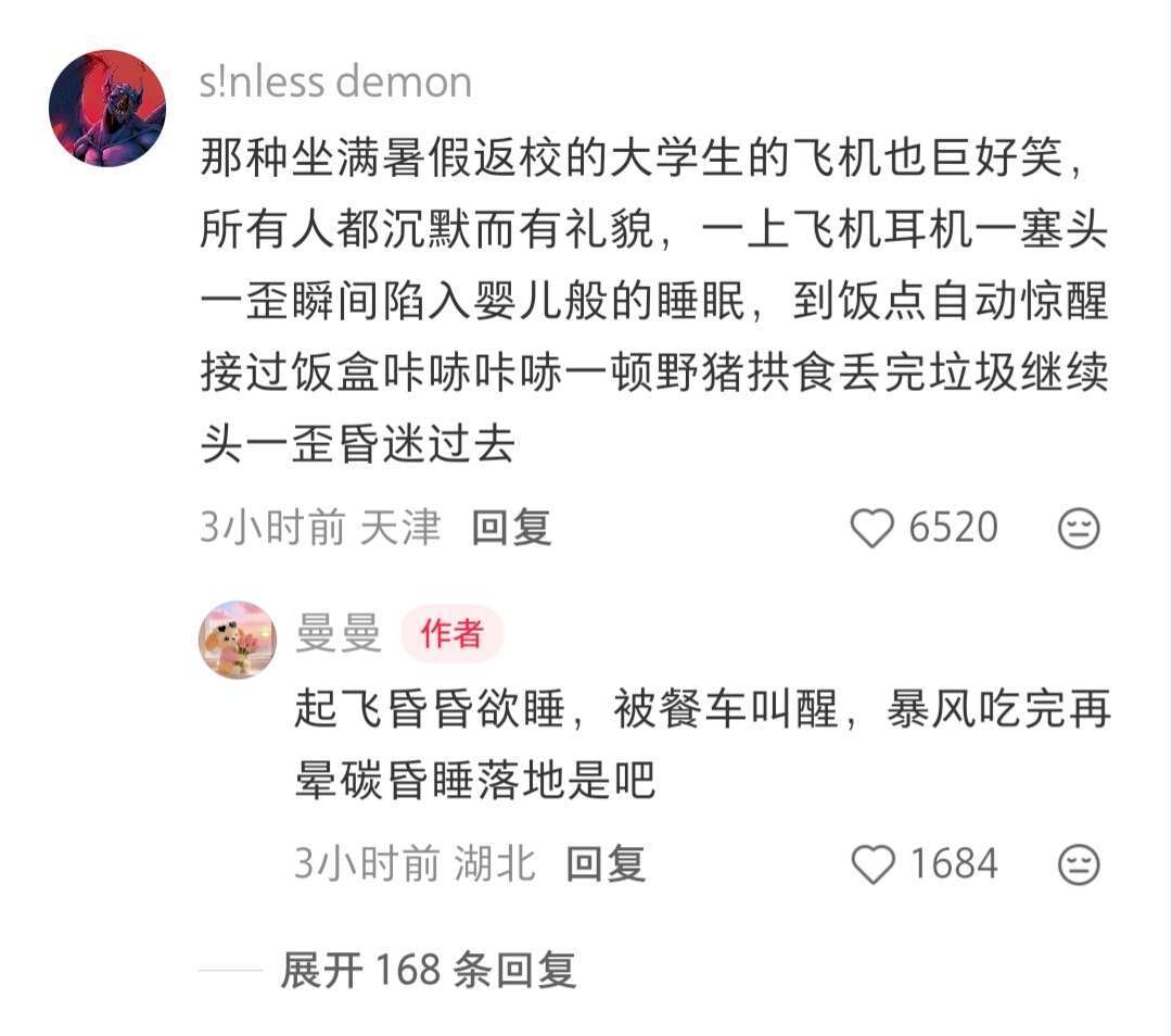 哈哈哈哈大家坐飞机也太搞笑了吧