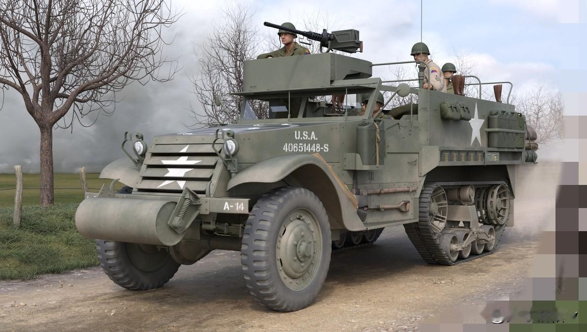 第二次世界大战时期花旗国军事工业制造了26270辆M-5、M9装甲车，如果再加上