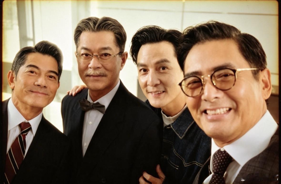 吴彦祖拍的寒战天团吴彦祖镜头下的港圈影帝几位影帝同框的气场都快冲出屏幕了