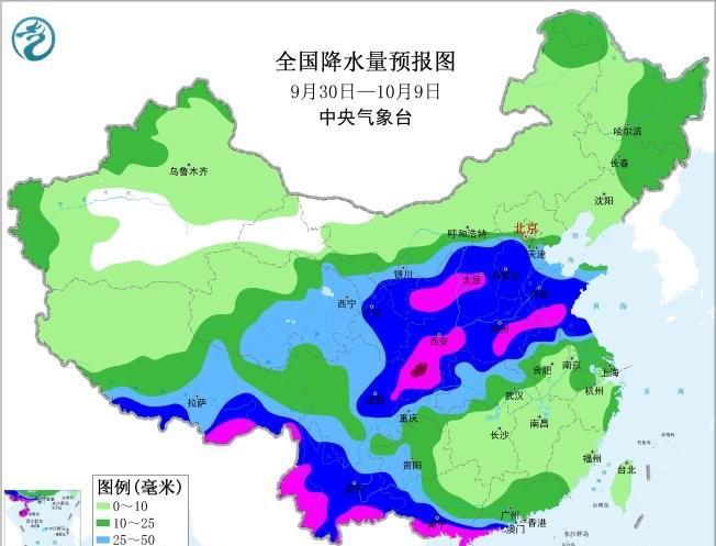 根据中央气象台预报，未来十天我国华南南部、西南中南部和东部地区、华南南部、黄淮大