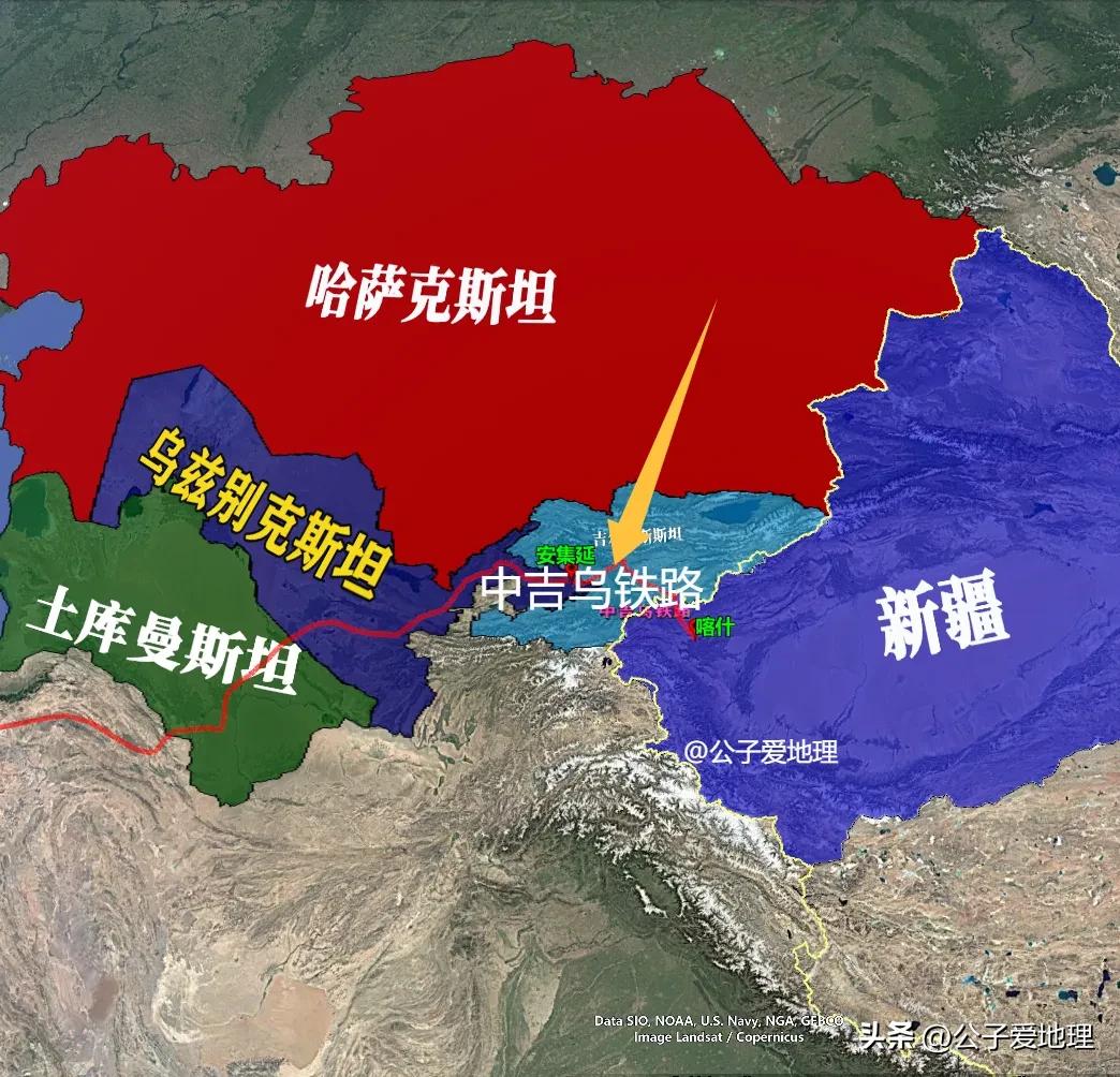 中吉乌铁路绕行，哈萨克斯坦的铁路网为何坐不住了？你有没有想过，一条铁路的开工，