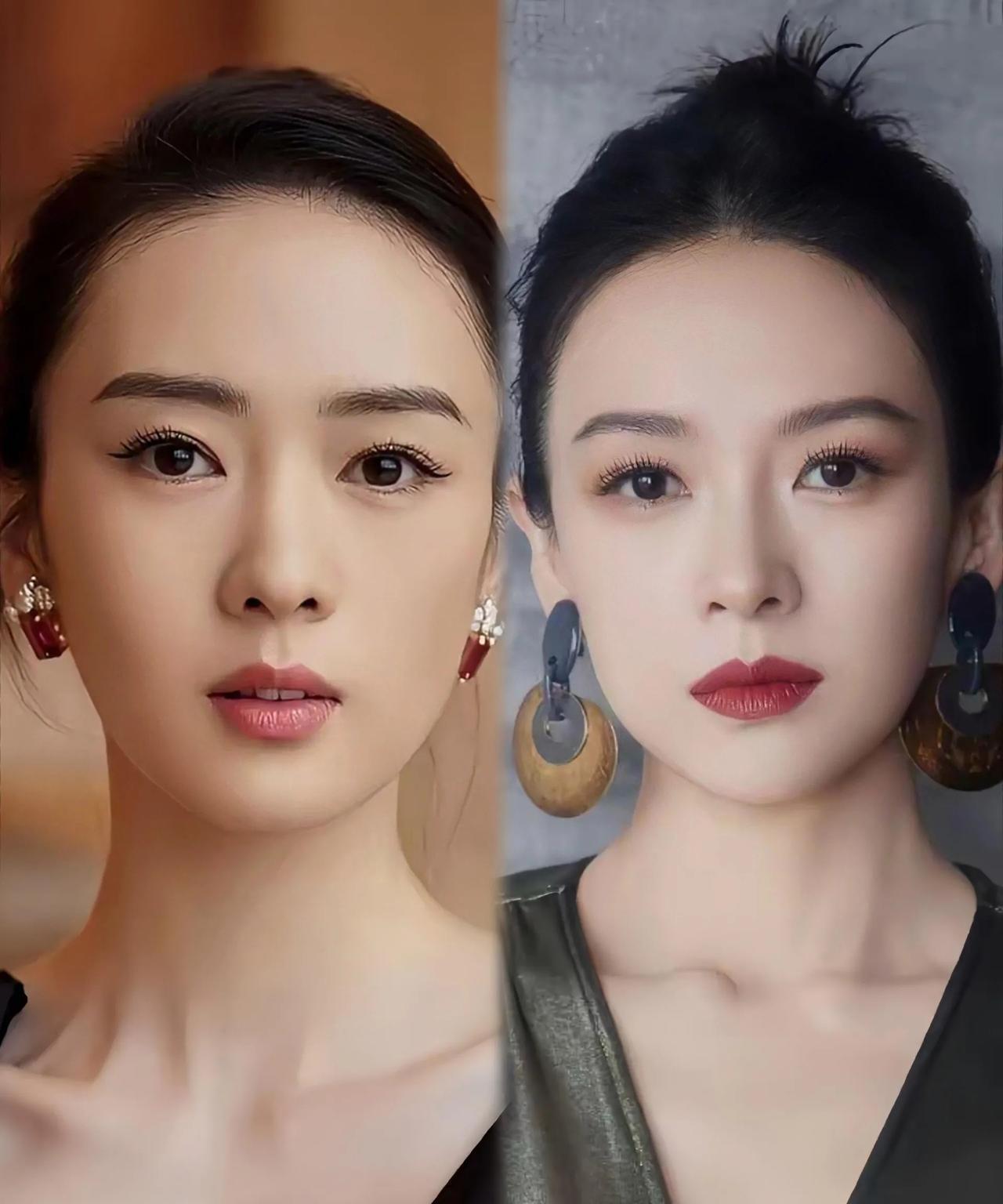天啊！才发现童瑶和章子怡长得也太像了！俩人眉眼特别神似，尤其是眼睛，一看就有故