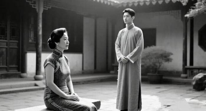 1937年，黄金荣的贴身随从在法租界街头撞见一名乞讨的瞎眼妇人，看清其面容后大惊