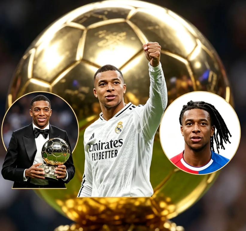 姆巴佩→已经和金球奖说→再见今年的金球奖，可以说，可以是凯恩，可以是亚马尔，可