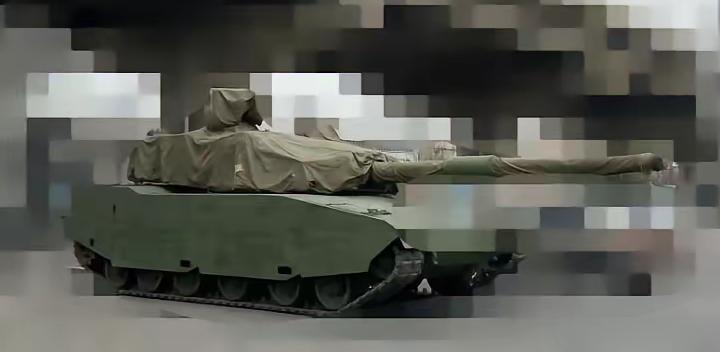 这是谁家的新坦克，表面非常简洁啊！这炮管和车身比例有点大，那么问题来了，是炮大呢