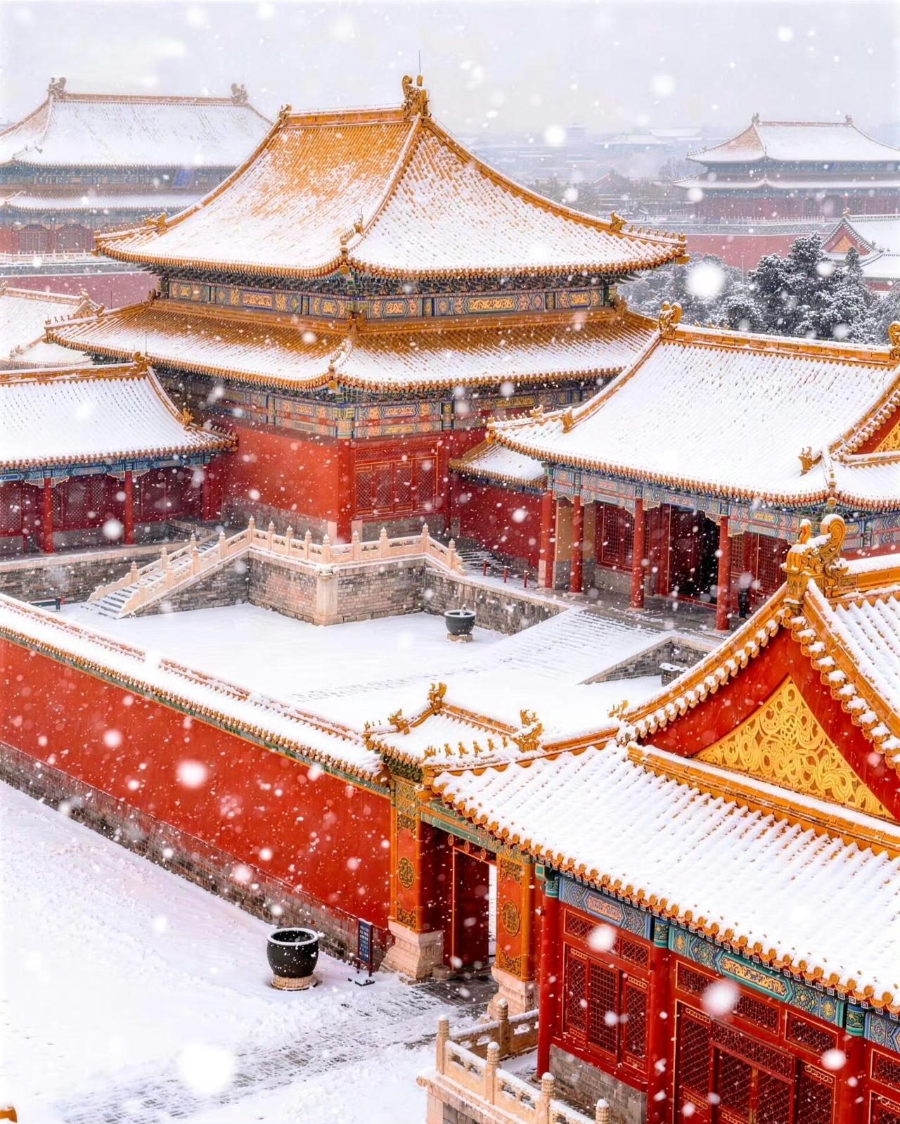 “世间烦恼三千缕，落雪无声自解忧…”​​​美图摄影