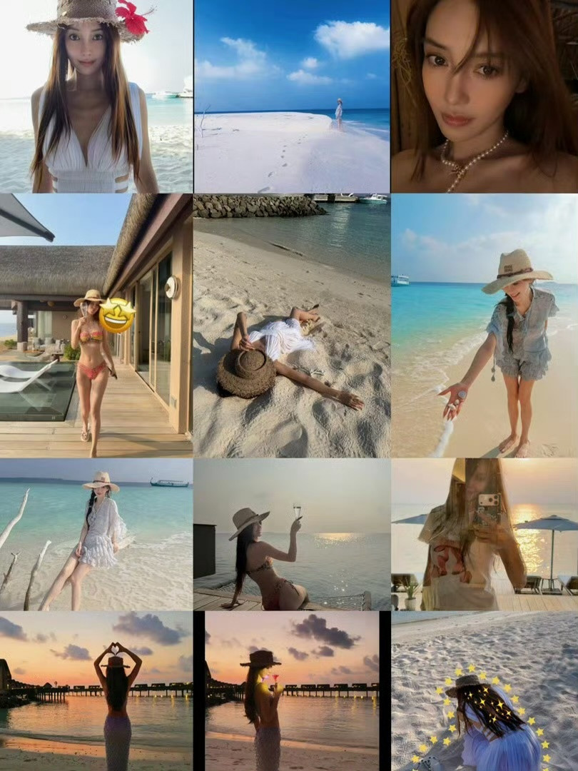 Angelababy海边新MvAngelababy海边比基尼照Angelaba