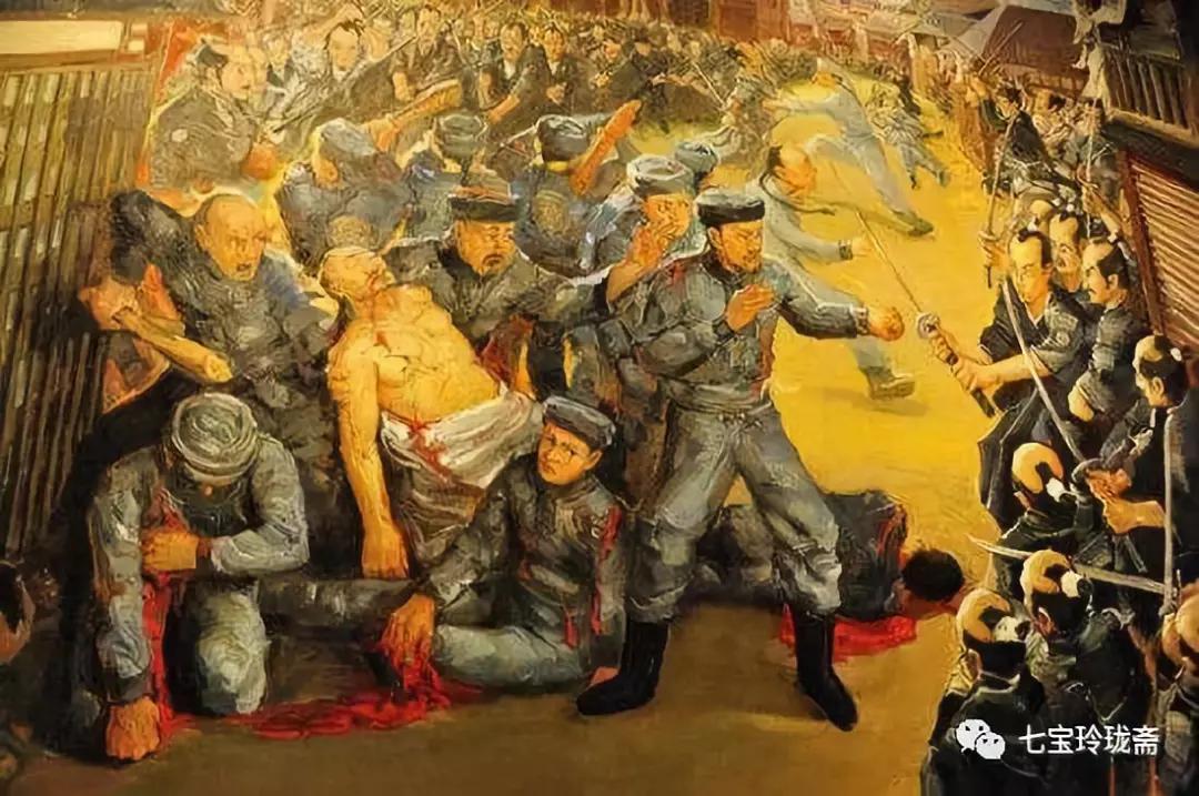 甲午战争的导火索，中日长崎事件。1886年丁汝昌带着定远、镇远这两艘7000吨