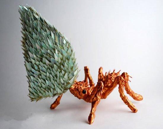 手工diy: 光盘变废为宝制作动物 精美cd光盘动物diy_动物世界 手工diy: 光盘变废为宝制作动物 精美cd光盘动物diy