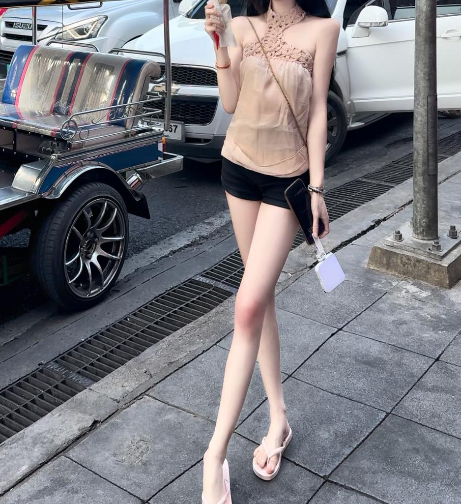 随拍 大长腿美女 170甜妹