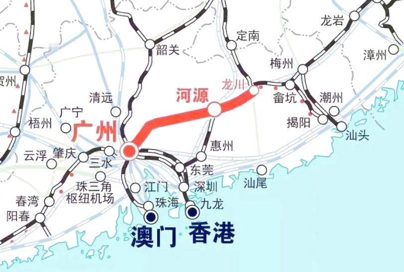 广东省在2026年将集中力量推进三条备受瞩目的高速铁路项目的前期工作——广清永