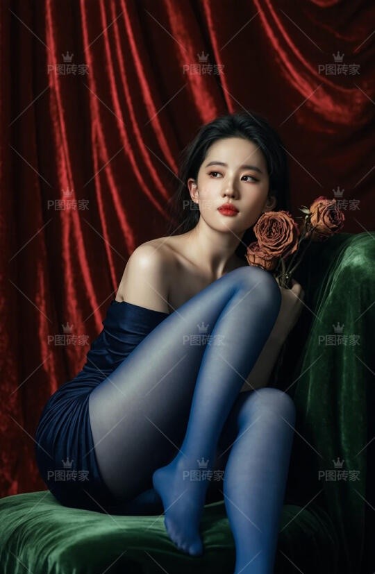 Ai太棒了，满足了女神性感穿搭一面