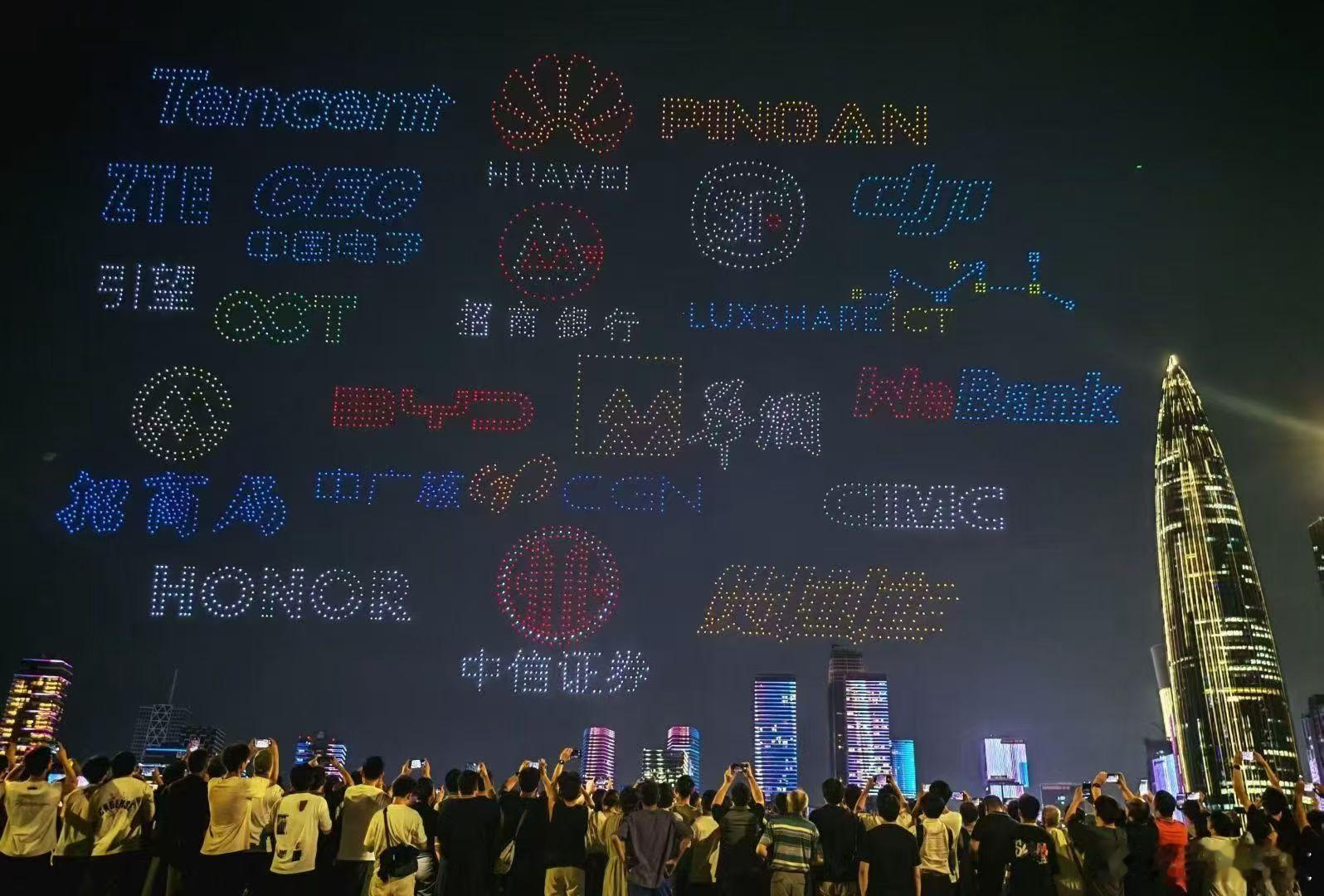深圳灯光秀出现的头部企业是按什么排名的？​​​