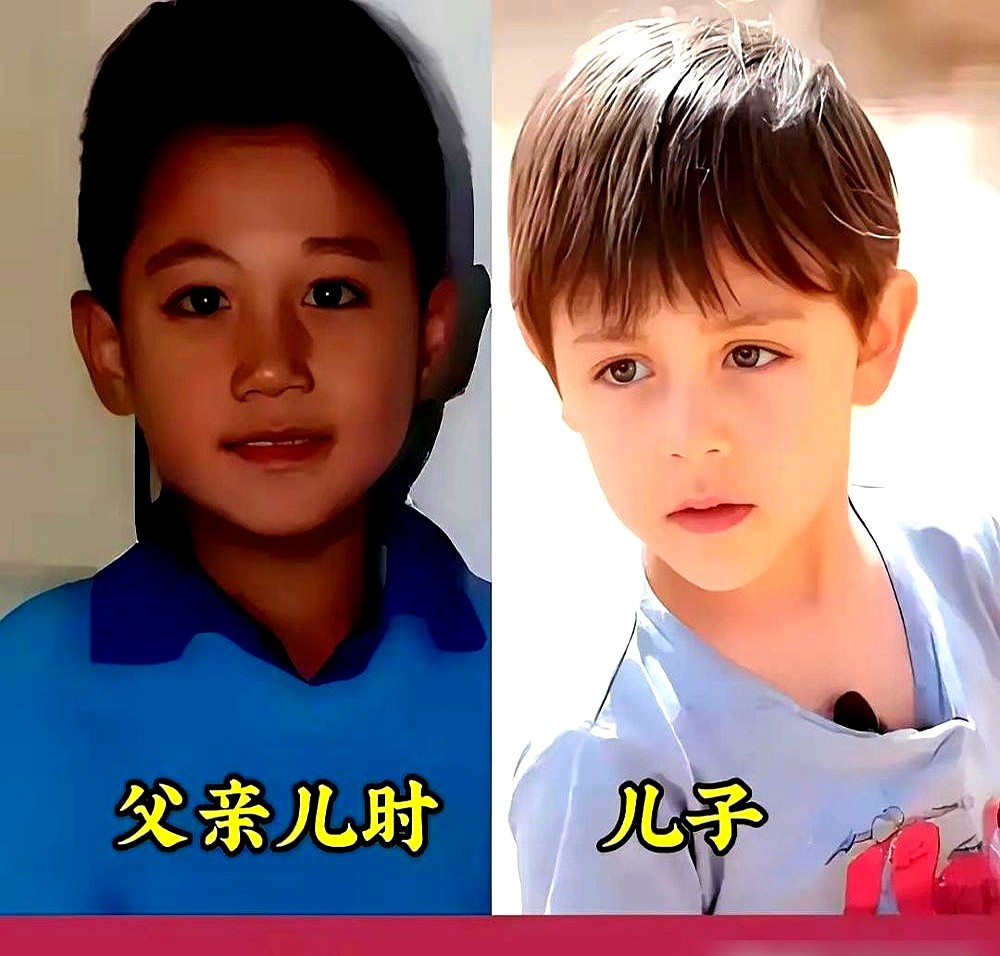 李佳航7岁儿子的照片一出来，网友全盯着那双眼睛看：这真是把爹妈的基因拆开了揉碎了挑着长。3岁前这孩子