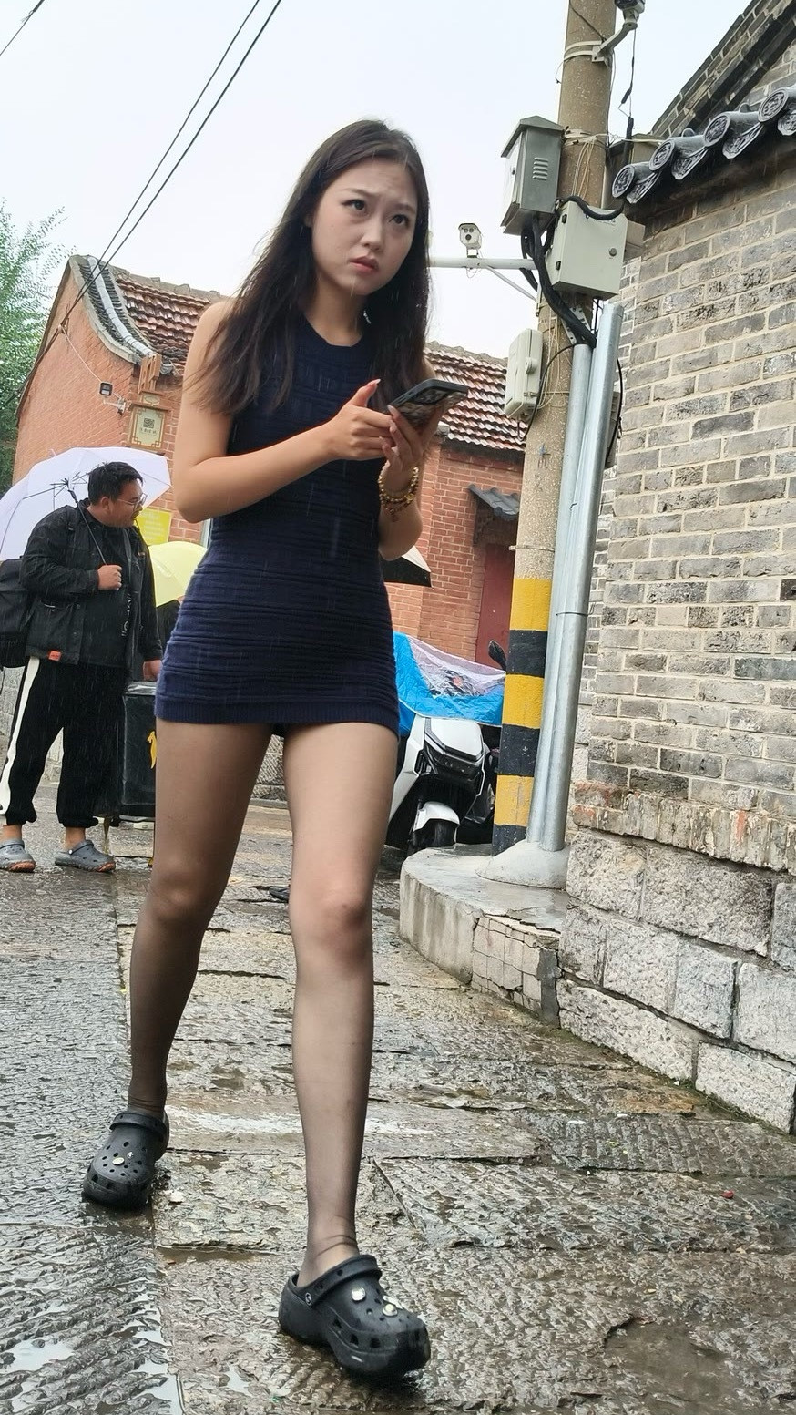 丝袜穿搭时尚穿搭​​​