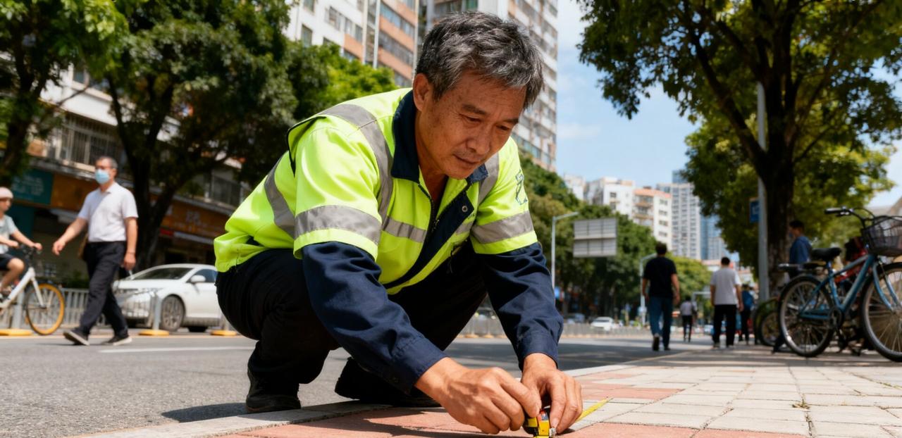 重庆某公交站台发生了这样一幕：一个背着工具包的年轻工人，看到等车人群在争论排队距