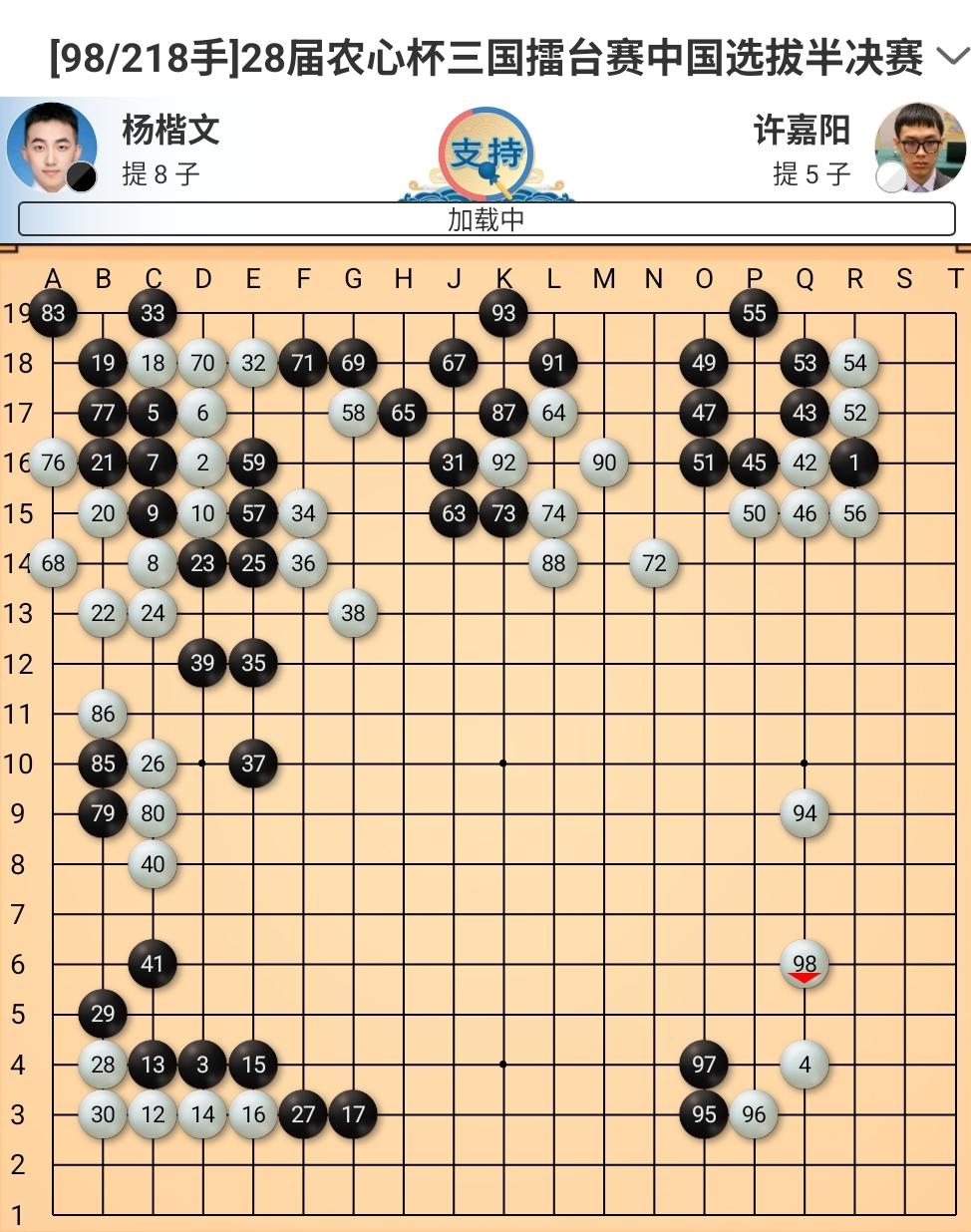 1胜1负~农心杯选拔赛杨楷文出局第28届农心杯中、日、韩三国围棋擂台赛拟于