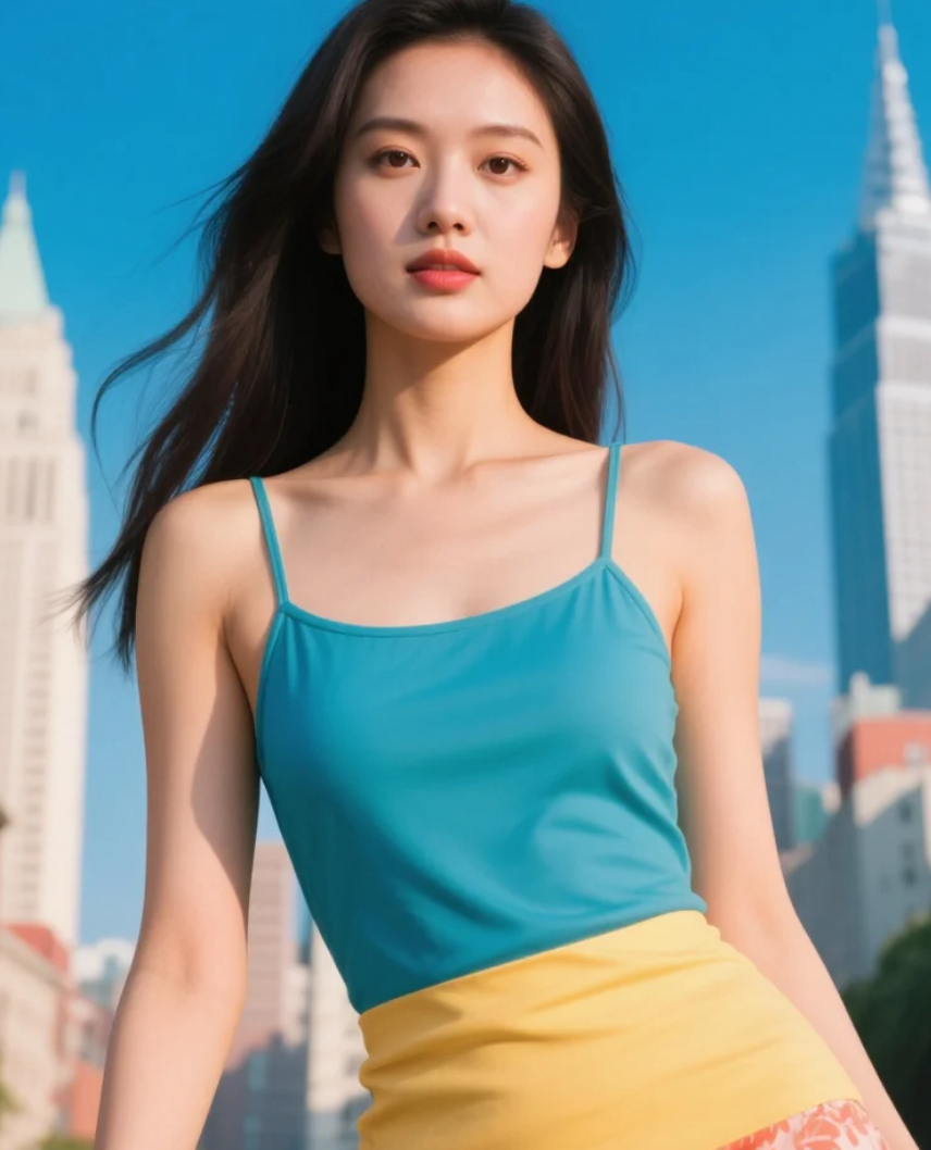 侧颜如精雕，光影也偏爱。