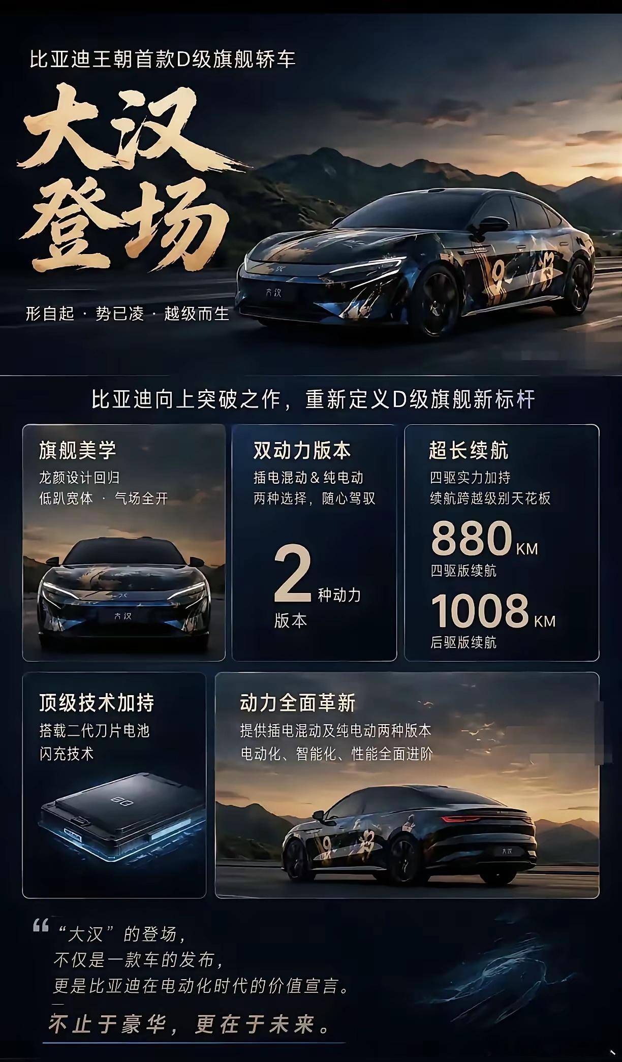 比亚迪大汉，气场盖过盛唐，这般实力，是你的菜吗？不得不说这颜值气场真的能打，如果