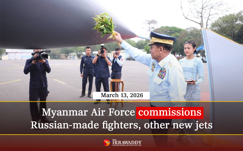敏大帅增购的2架苏-30SME交付。缅甸通讯社发布照片，证实3月13日，缅甸空军
