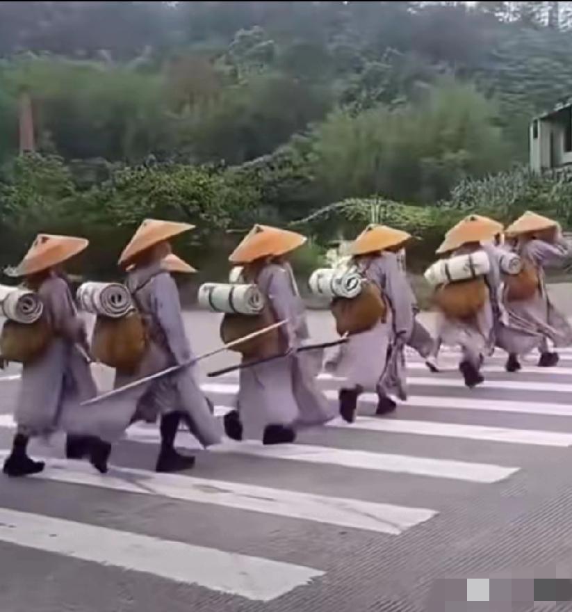 这些僧人手上拿的到底是什么？和尚哪有拿剑的，武僧都是拿烧火棍，只有武士道崇尚拿