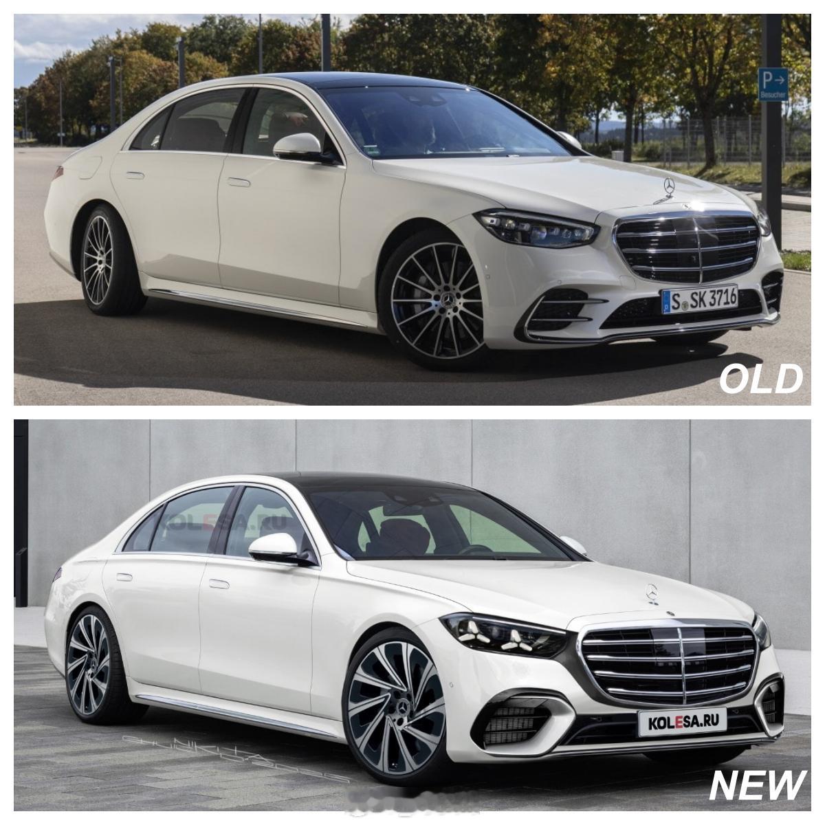 奔驰新款和老款奔驰对比【新车渲染】新款和老款奔驰对比，大家更喜欢哪个设计