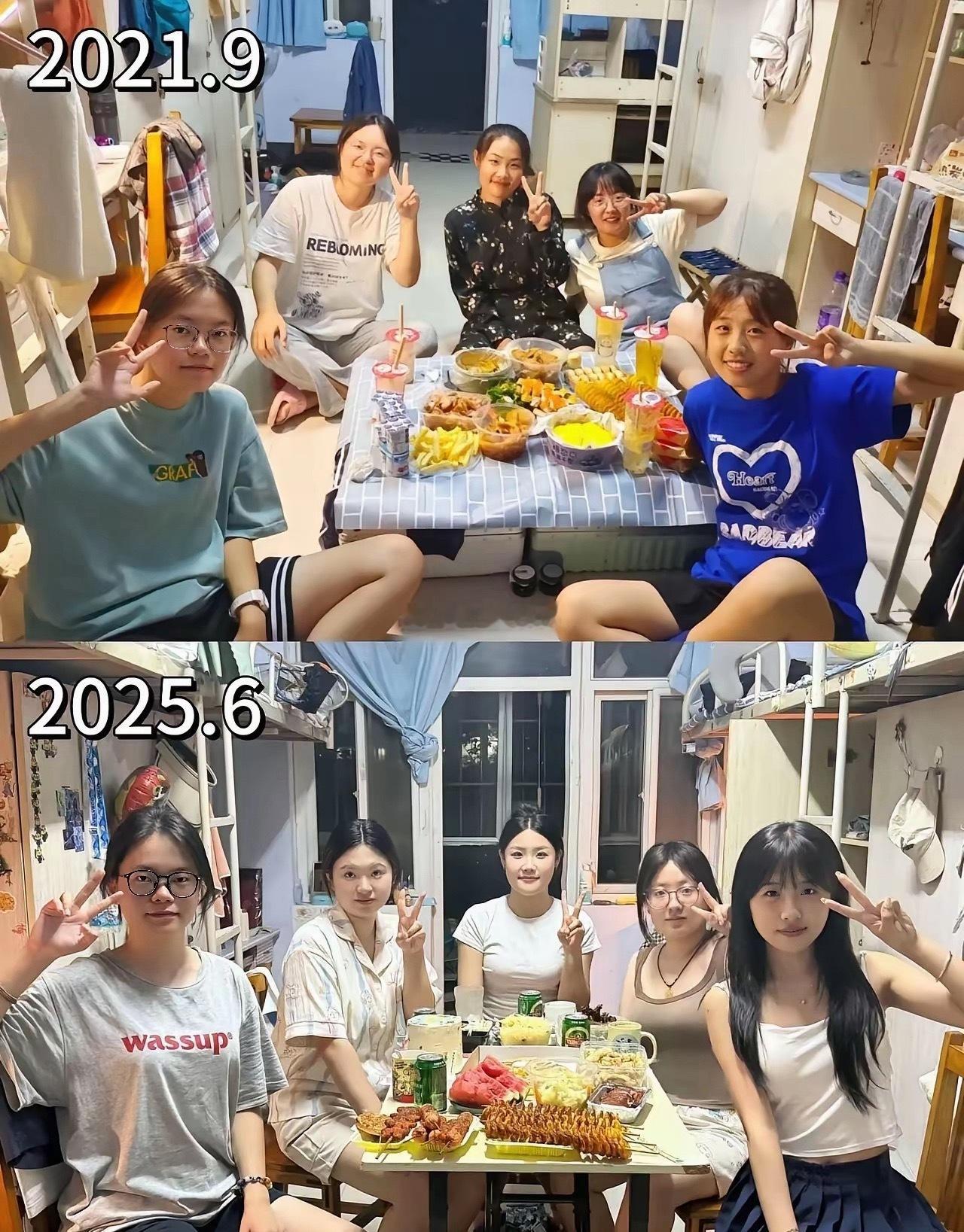 四年前刚进大学的我们VS四年后的我们