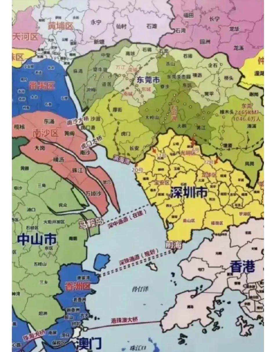 大湾区c位不在广州呀！