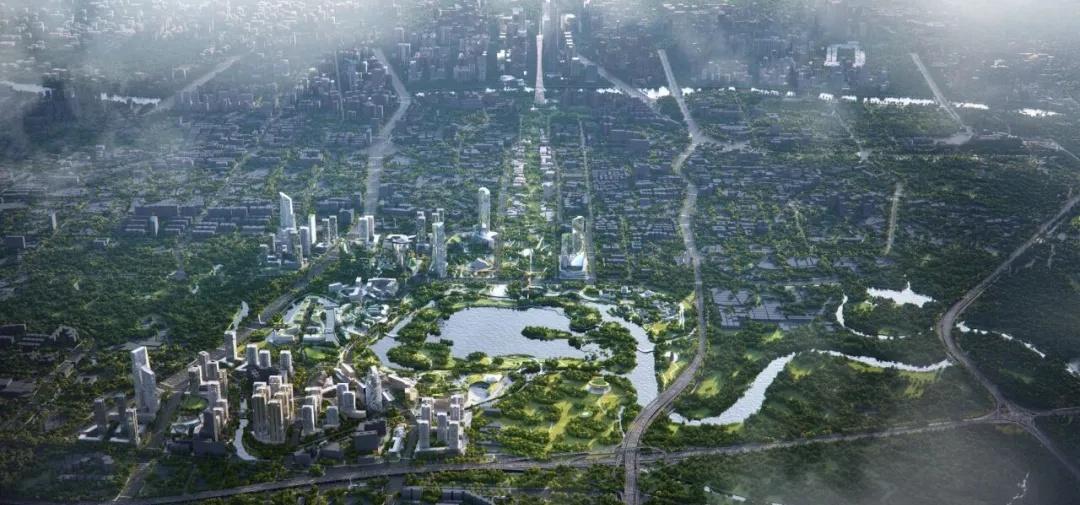 广州新中轴海珠片区改造方案设计再出炉Morphosis（与华工院合作竞赛）的