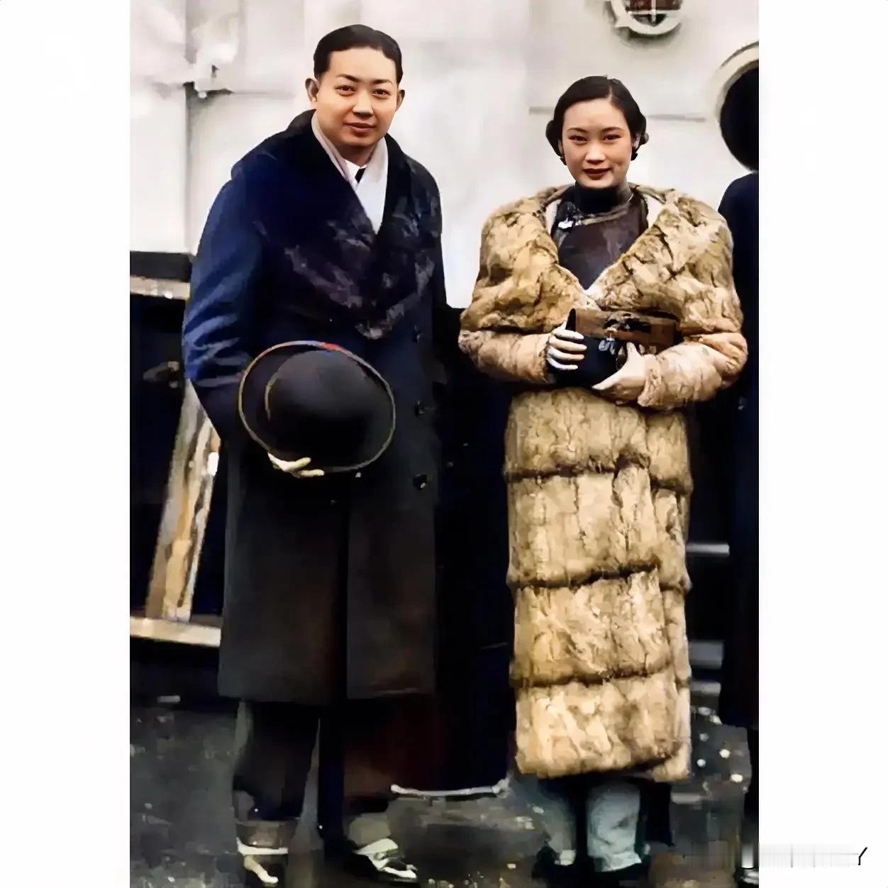 梅兰芳不咋帅，胡蝶也不算美。这才是梅兰芳和胡蝶年轻时候的真实照片，这张照片是19