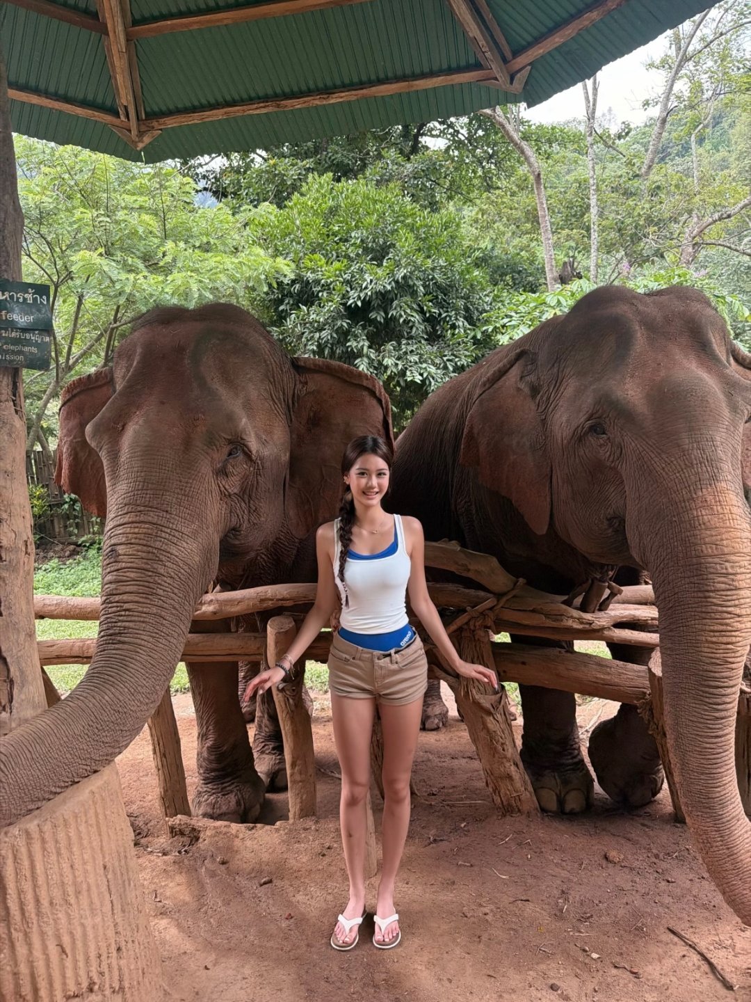 钟丽缇小女儿Cayla，在泰国旅行，身材比例也太好了吧