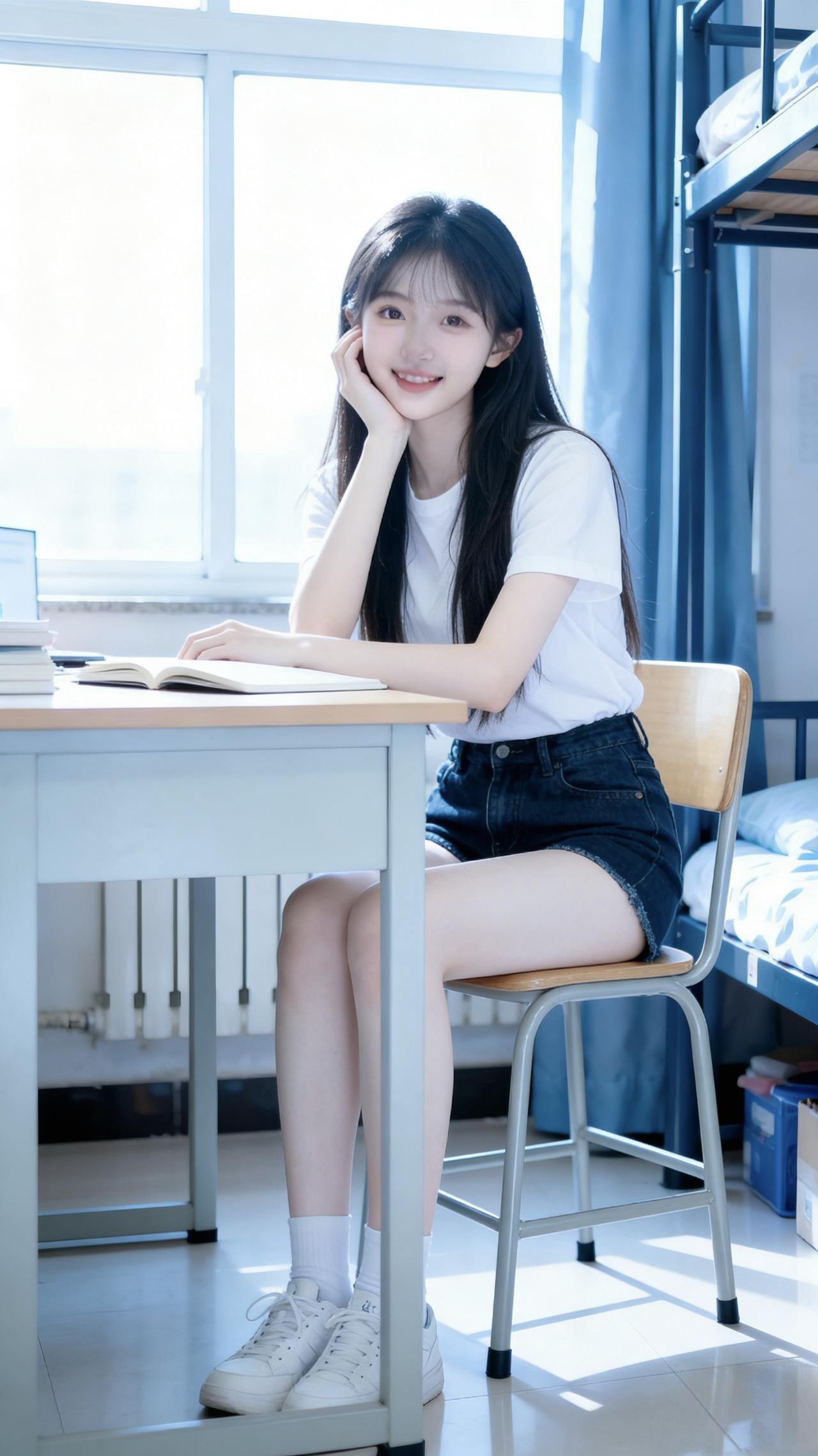 高颜值美女这也太好看了清纯甜美大长腿甜系女孩