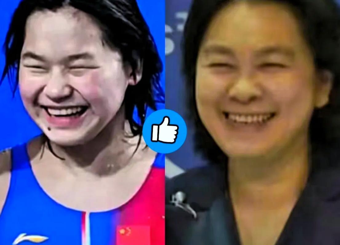 这下好了，不止全红婵惊呆了，就连华春莹来了也得惊呆！这两位“国之骄傲”的笑