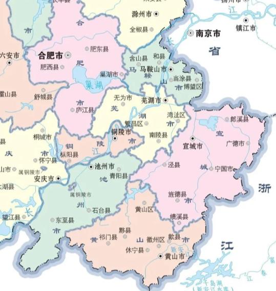 皖南七市（芜湖、马鞍山、铜陵、宣城、池州、黄山，加之前被拆分的老巢湖部分）加起来