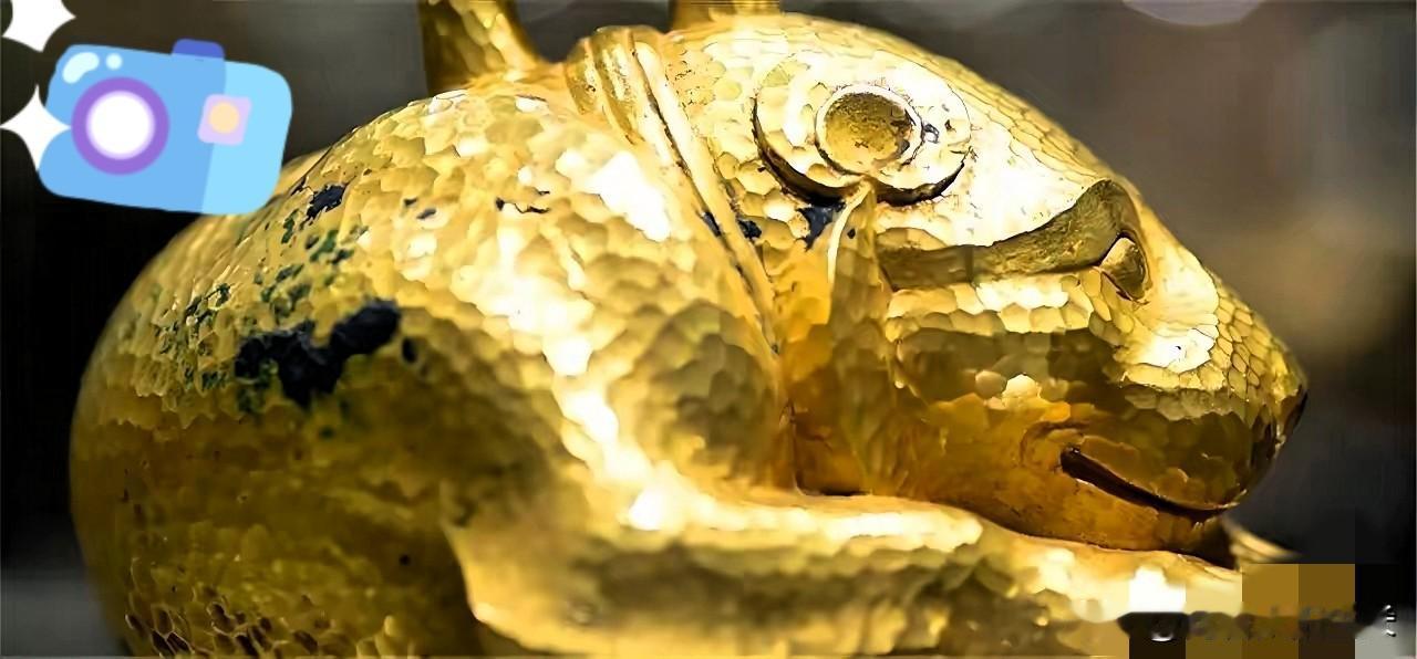 刚刷到南博那个金兽掉皮的图，我是真看乐了。你说这可是9100克的西汉“纯金”