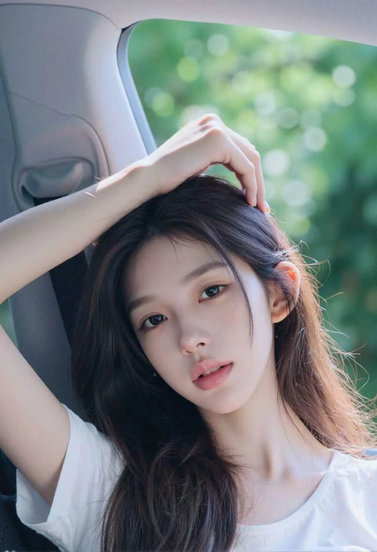 小清新治愈系 清纯甜美 森系少女 夏日 小清新