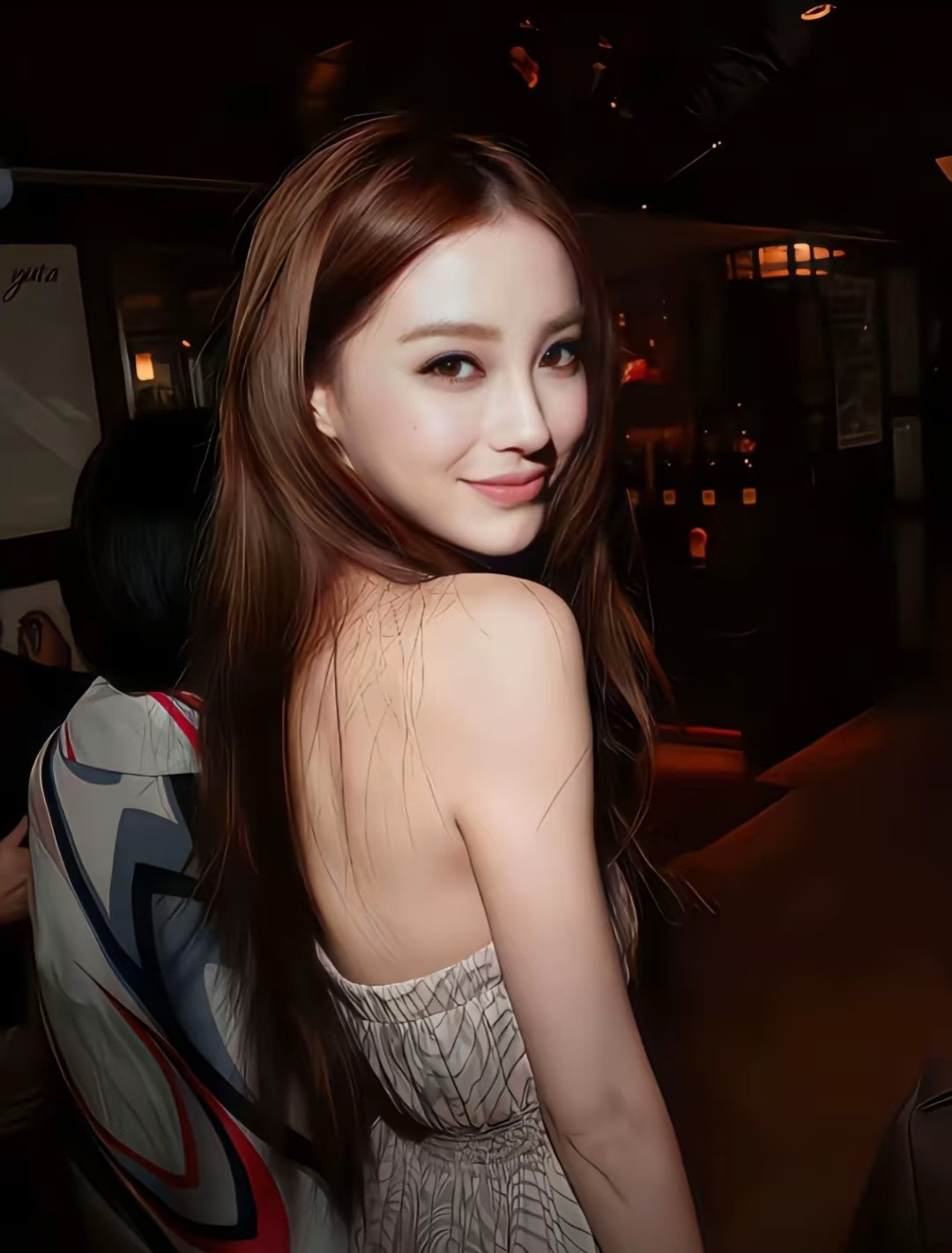 离Angelababy的脸只有两厘米从“怼脸视频”到怀旧旧照，Angelabab