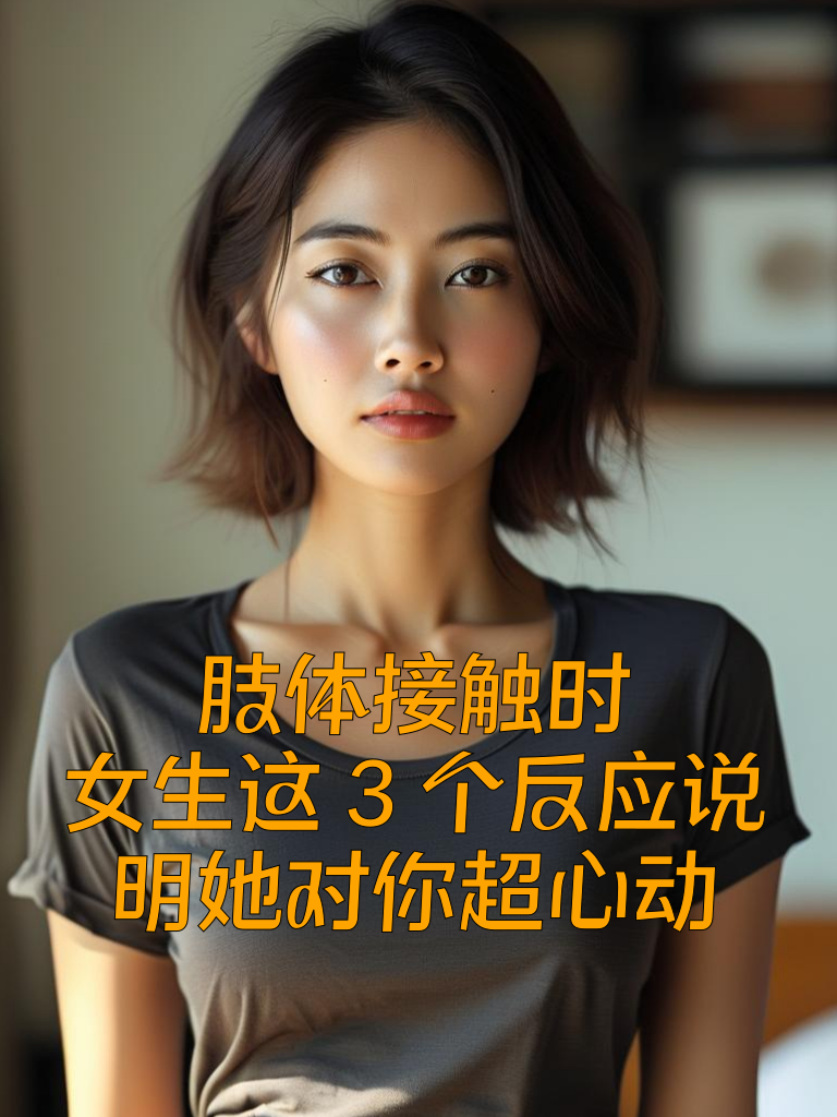 肢体接触时，女生这3个反应说明她对你超心动