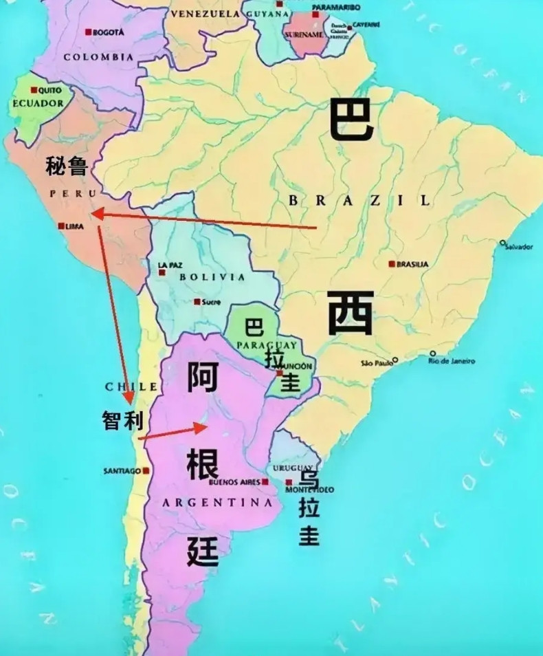 中国对南美五国试行免签政策！我国宣布对巴西、阿根廷、智利、秘鲁、乌拉圭五国从6