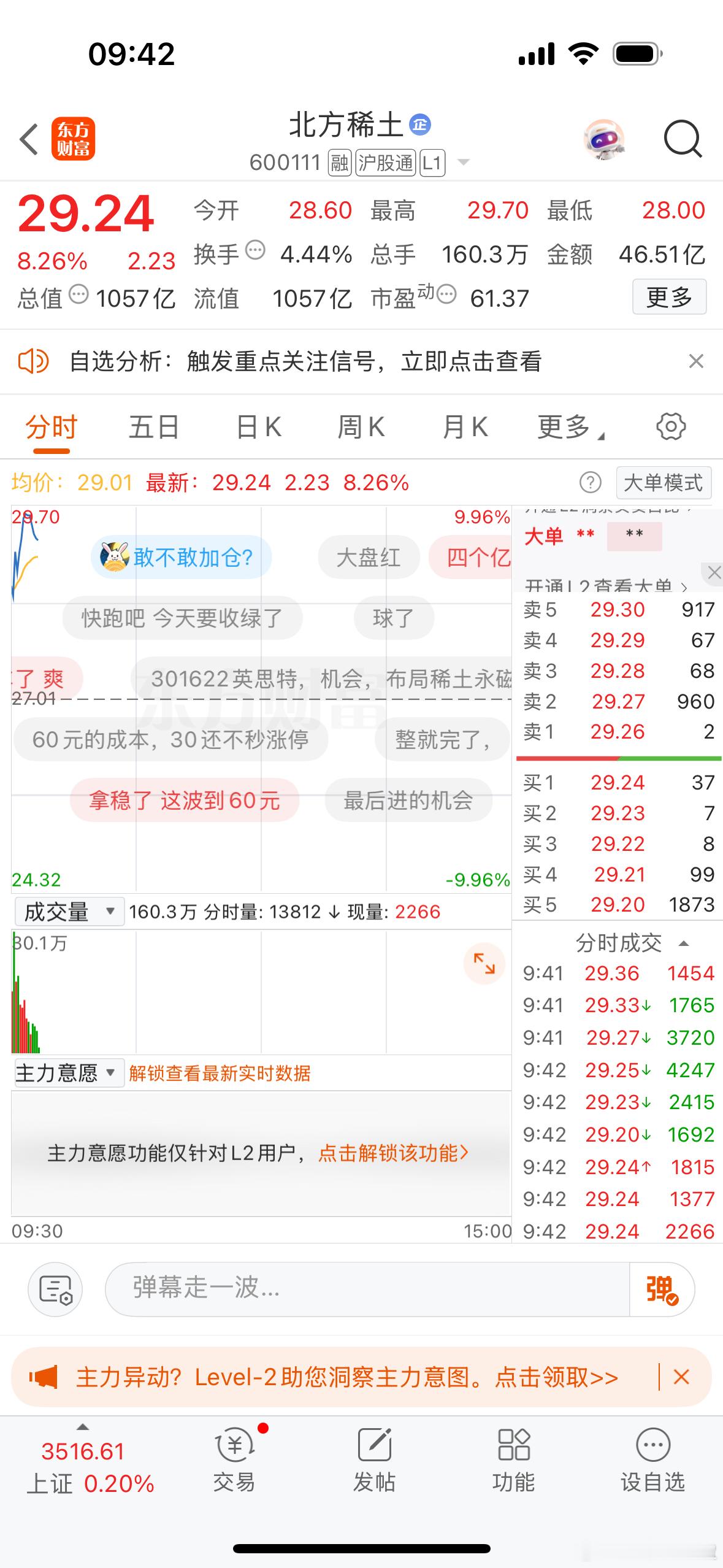 看你们谁还敢骂$北方稀土sh600111$[doge]​​​